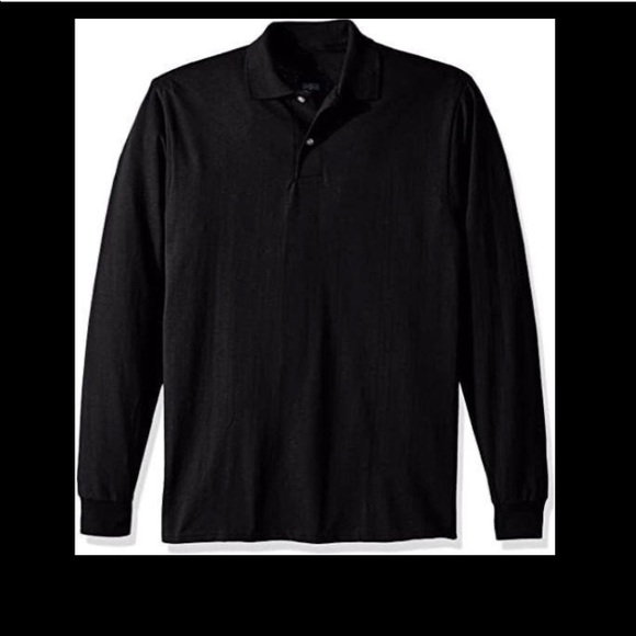 NWOT Jerzees Spot Shield Long Sleeve Polo Shirt - Picture 1 of 2